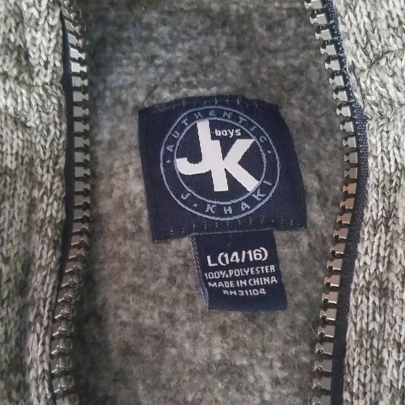 Boys Fleece in Marbled Grey - Picture 3 of 3